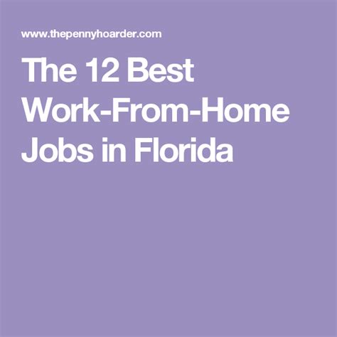 Today&rsquo;s top 262 Work From Home jobs in Miami, Florida, United States. . Work from home jobs orlando
